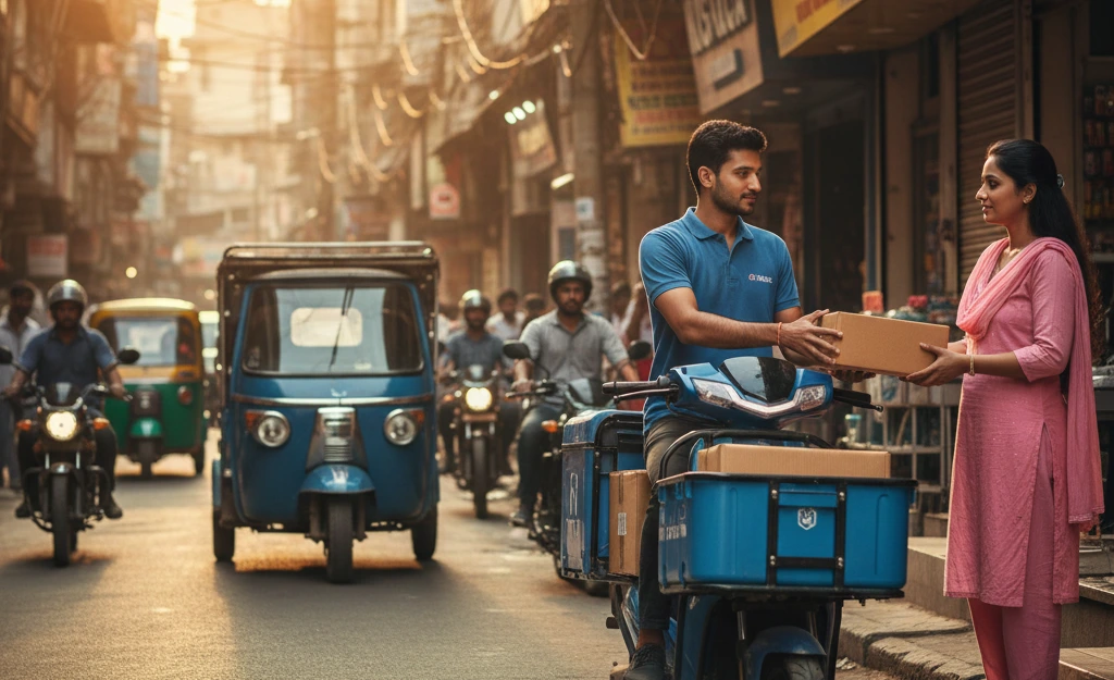 Door-to-Door Rail Cargo Last-Mile Delivery